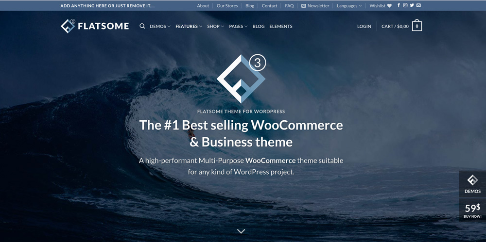 Mua theme flatsome ở đâu ?