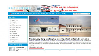 Thiết kế web nhà lắp ghép giá rẻ tphcm